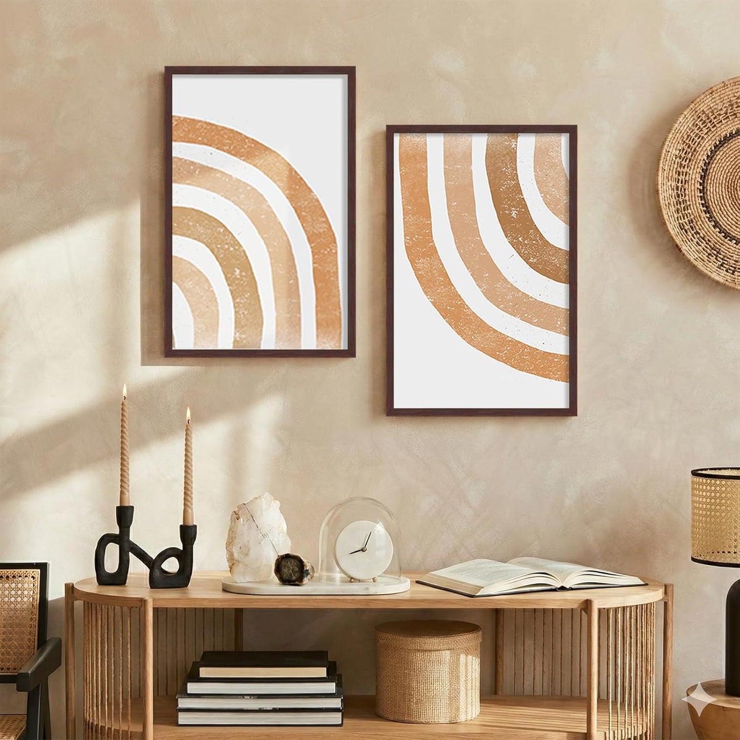 LaVie Home 11x17 Picture Frame - Classic Brown Wall Display with HD Plexiglas | Vertical & Horizontal Use