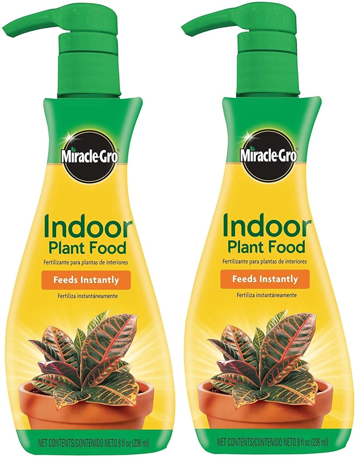 Miracle-Gro Indoor Plant Food - 8-Ounce Fertilizer for Thriving Houseplants | 2 Pack