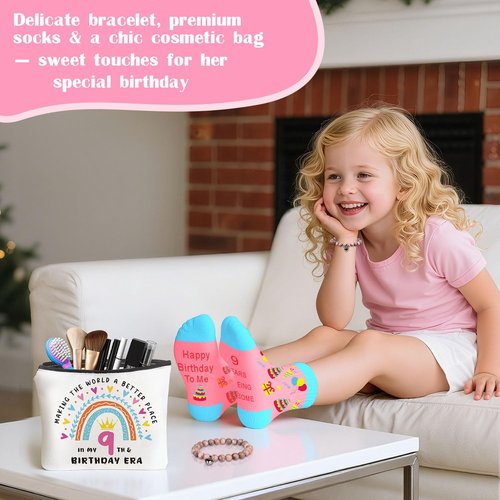 9 Year Old Girl Birthday Gifts, 9th Birthday Gifts for Girls Personalized Birthday Gift Idea for 9 Year Old Girl Best Birthday Gift Present for Daughter, Sister, Niece, Granddaughter, Teen Girl