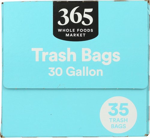 365 by Whole Foods Market | Flextra Strength 30 Gallon Drawstring Trash Bags - 35 Count