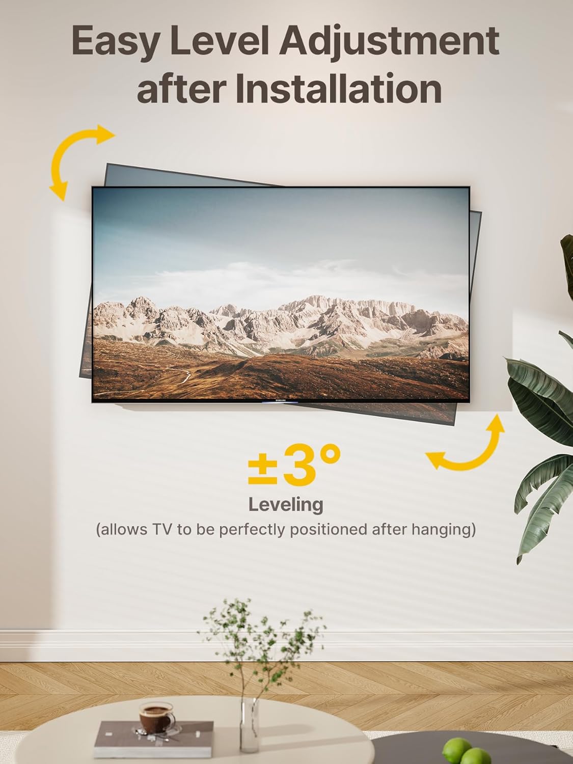 monTEK Full Motion TV Wall Mount - Swivel & Tilt Bracket for 23–65 Inch TVs | Max VESA 400x400mm, Holds 77 lbs