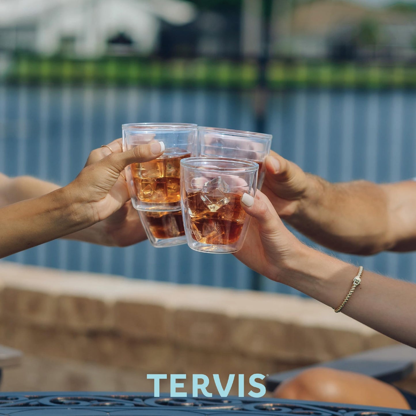 Tervis Tennis Clay Court Collection Brown Grip Doubles Made in USA Double Walled Insulated Tumbler Travel Cup Keeps Drinks Cold & Hot, 12oz, Brown Grip Doubles