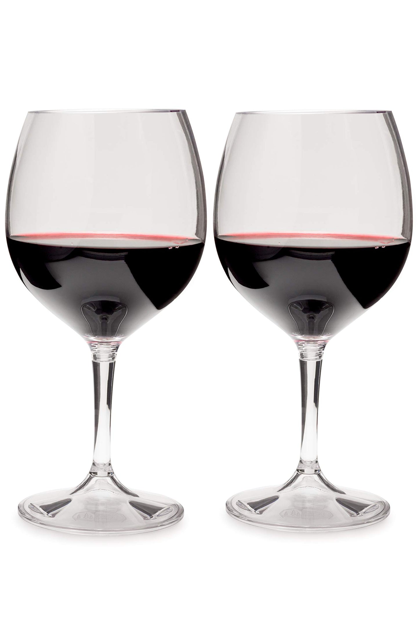 GSI Outdoors Nesting Red Wine Glass Set for Compact Storage and Comfortable Drinking, 15 fl. oz., 79312