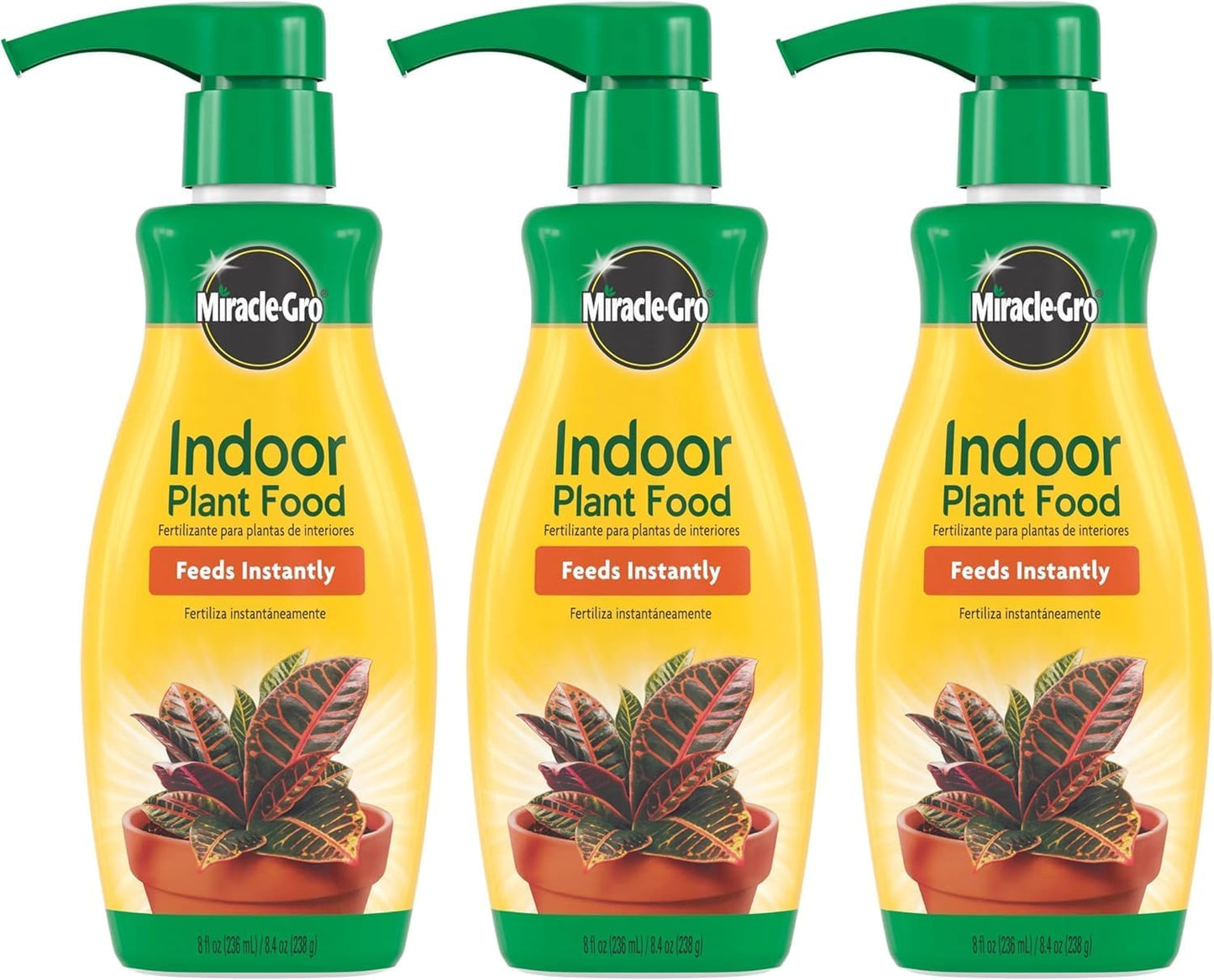 Skiennix Houseplant Food - Nutrient-Rich Formula | 8 oz. Pack of 3 for Thriving Plants