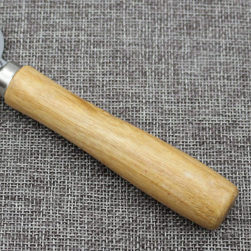 TEAMWILL 2pcs Stainless Steel Traditional Old Fashion Stab Can & Tin Opener and Corkscrew