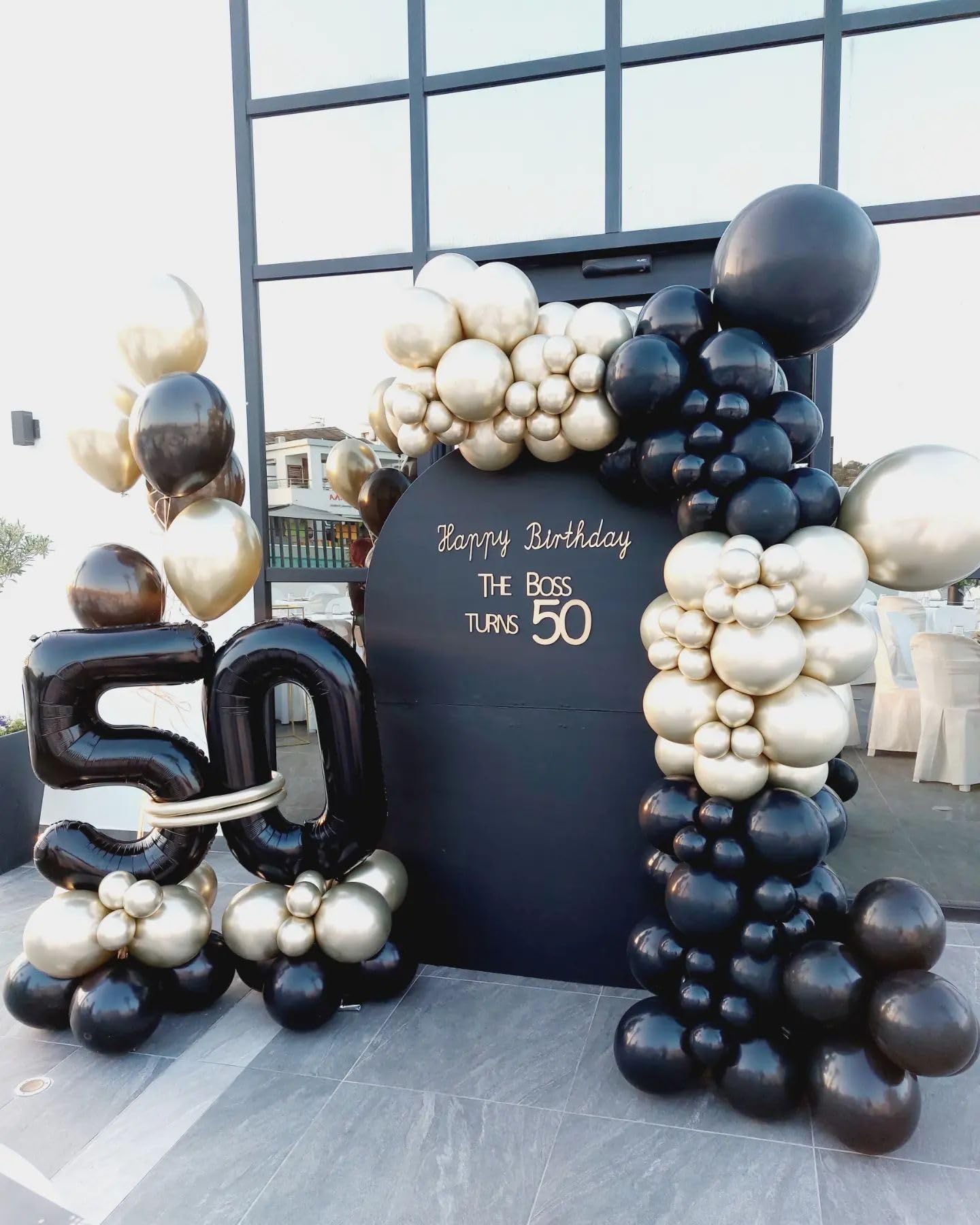 Black Number 15 Balloon 40 inch, 15 Number Balloons, 15th Black Birthday Decorations, 15 Year Old Girls Boys Party Supplies