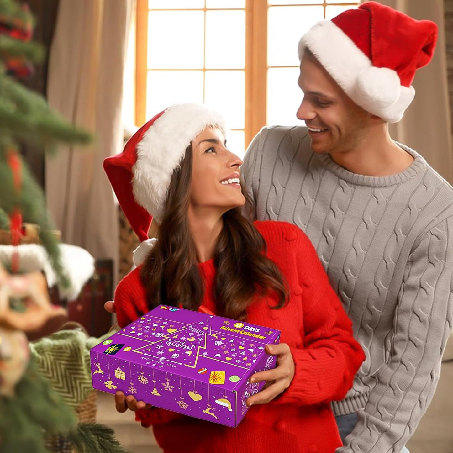 Unique Lavender Spa Gifts Basket Set | Advent Calendar 2025 - 12 Days of Relaxation for Women