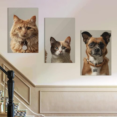 Canvas Prints - Custom Triptych Poster Set (Unframed 24x36) | Turn Your Photos Into Stunning Wall Art