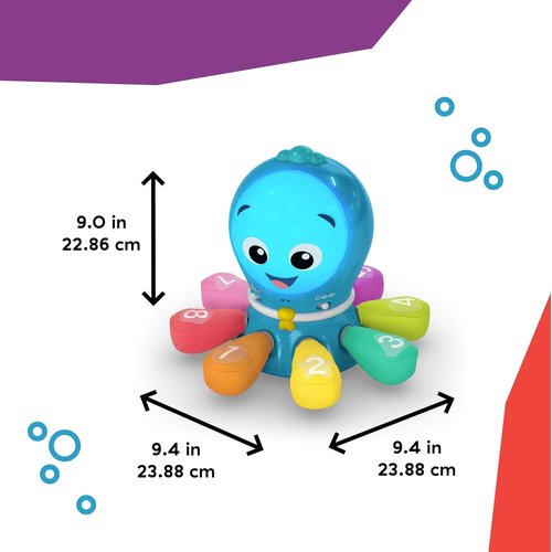 Baby Einstein Ocean Explorers - 4-in-1 Crawl & Chase Activity Learning Toy | Music & Lights for Ages 3 Months to 5 Years