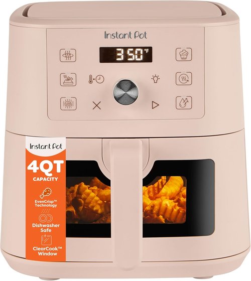 Instant Pot VORTEX 6-in-1 Mini Air Fryer - 4 Qt with Custom Programs for Air Frying, Broiling & More