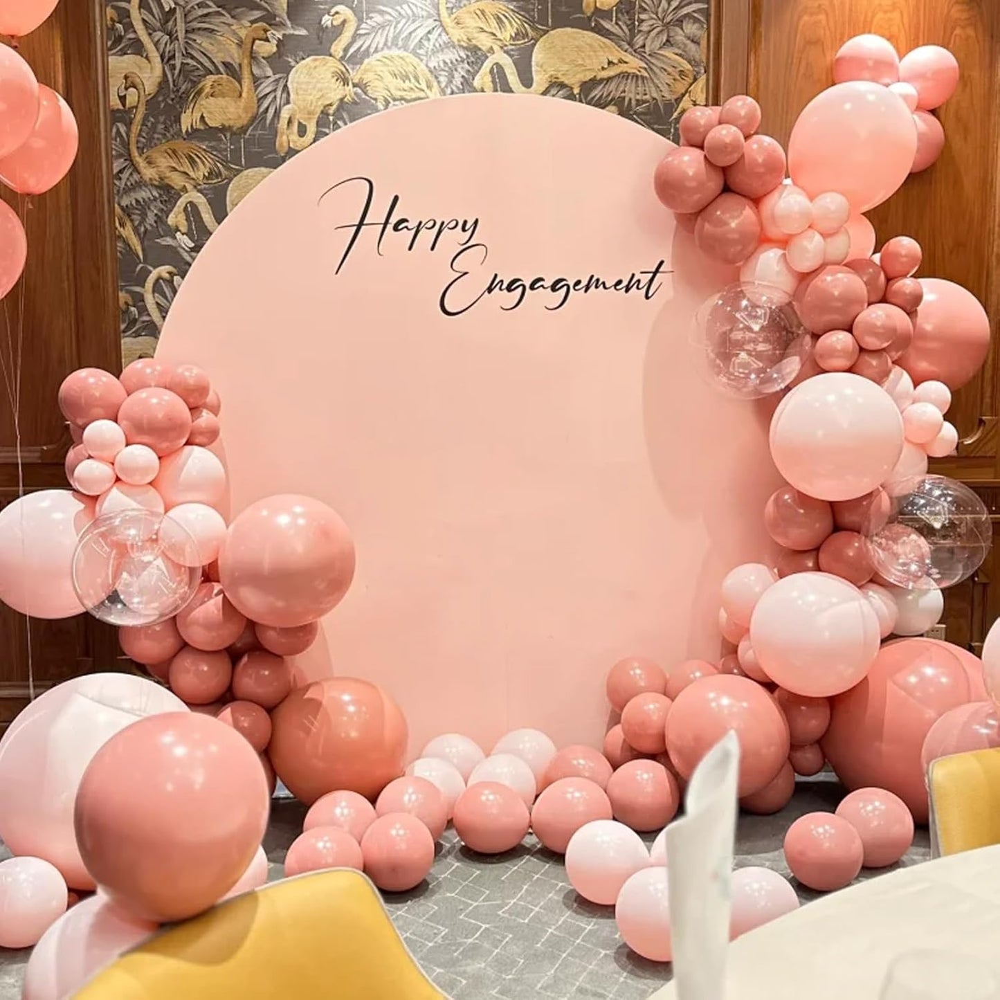 Voircoloria 90-Pack Retro Pink Balloons - Versatile Sizes for Graduation, Weddings & Parties | 18/12/10/5 Inch