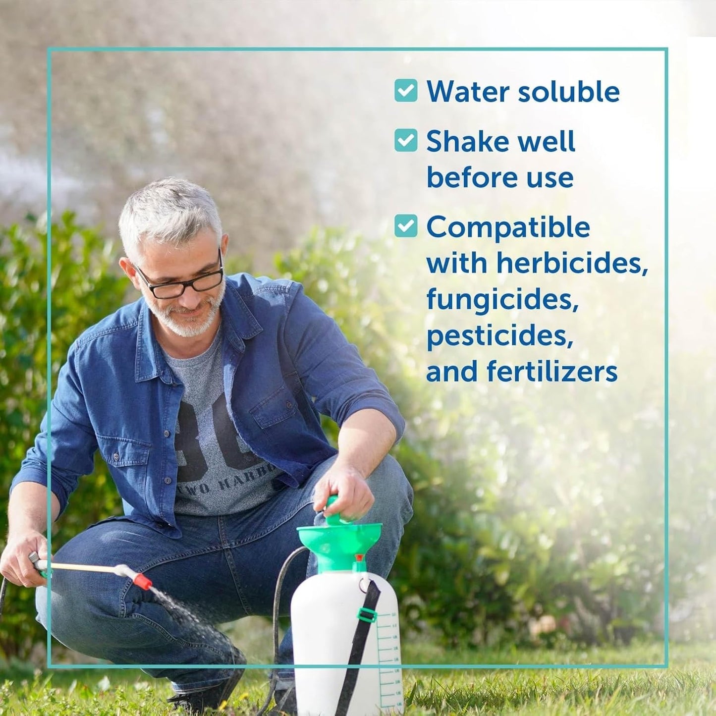 Maplefield Blue Spray Indicator Dye - 8 oz Bottle with Pipette | Lawn Dye for Sprayers
