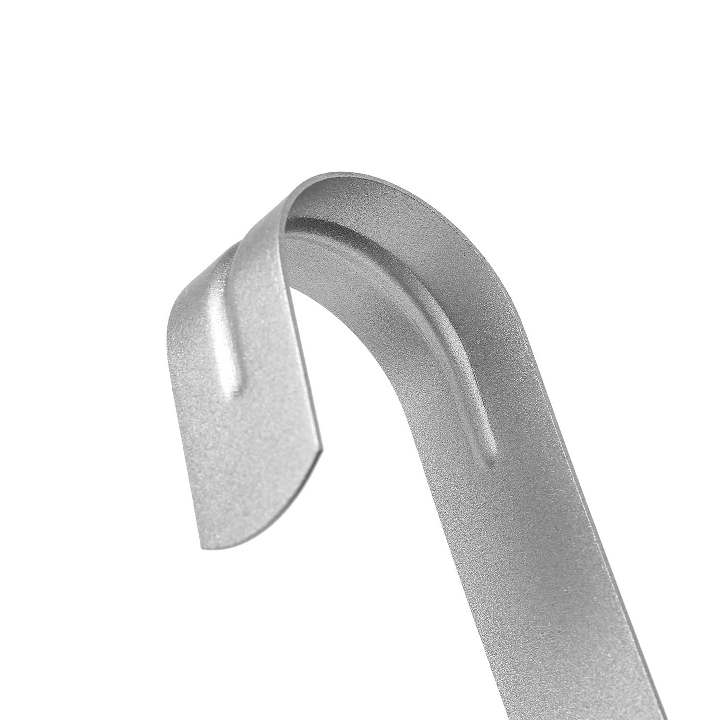 Sattiyrch 15" Wreath Hanger for Front Door,Sturdy Steel Wreath Door Hanger,Over The Door Hanger Hook (Silver,2)