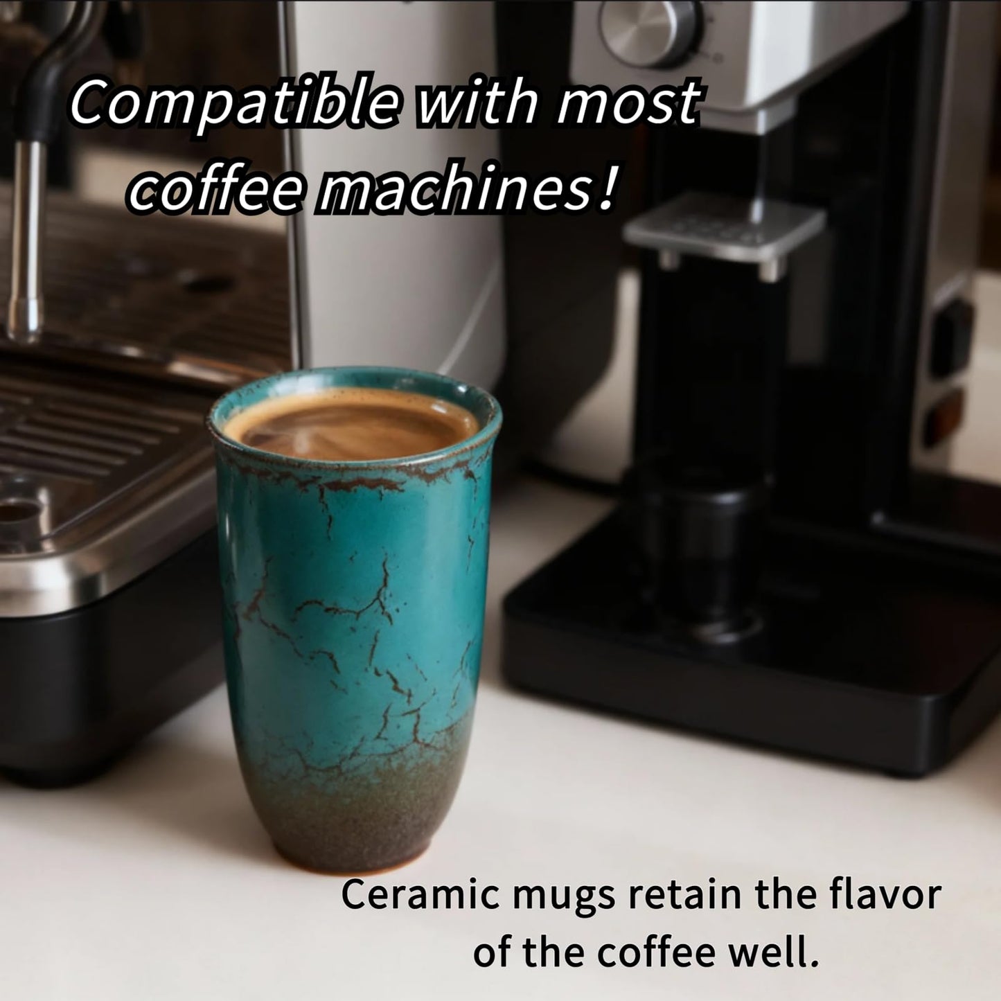 Moxhendix Ceramic Travel Mug With Lid, On the Go Coffee Mug.16oz-Ceramics Coffee Tumbler. Dishwasher and Microwave Safe.Reusable Coffee Mug-Suitable for travel, office, car cup，Daily use.