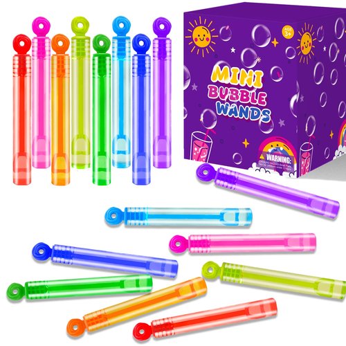 Bubbles Party Favors Supplies for Kids,20-300 Pack Mini Bubble Wand Toy for Toddler, Small Goodie Bag Stuffer Camping Outdoor, Preschool Kindergarten Graduation End of The Year School Students Gifts
