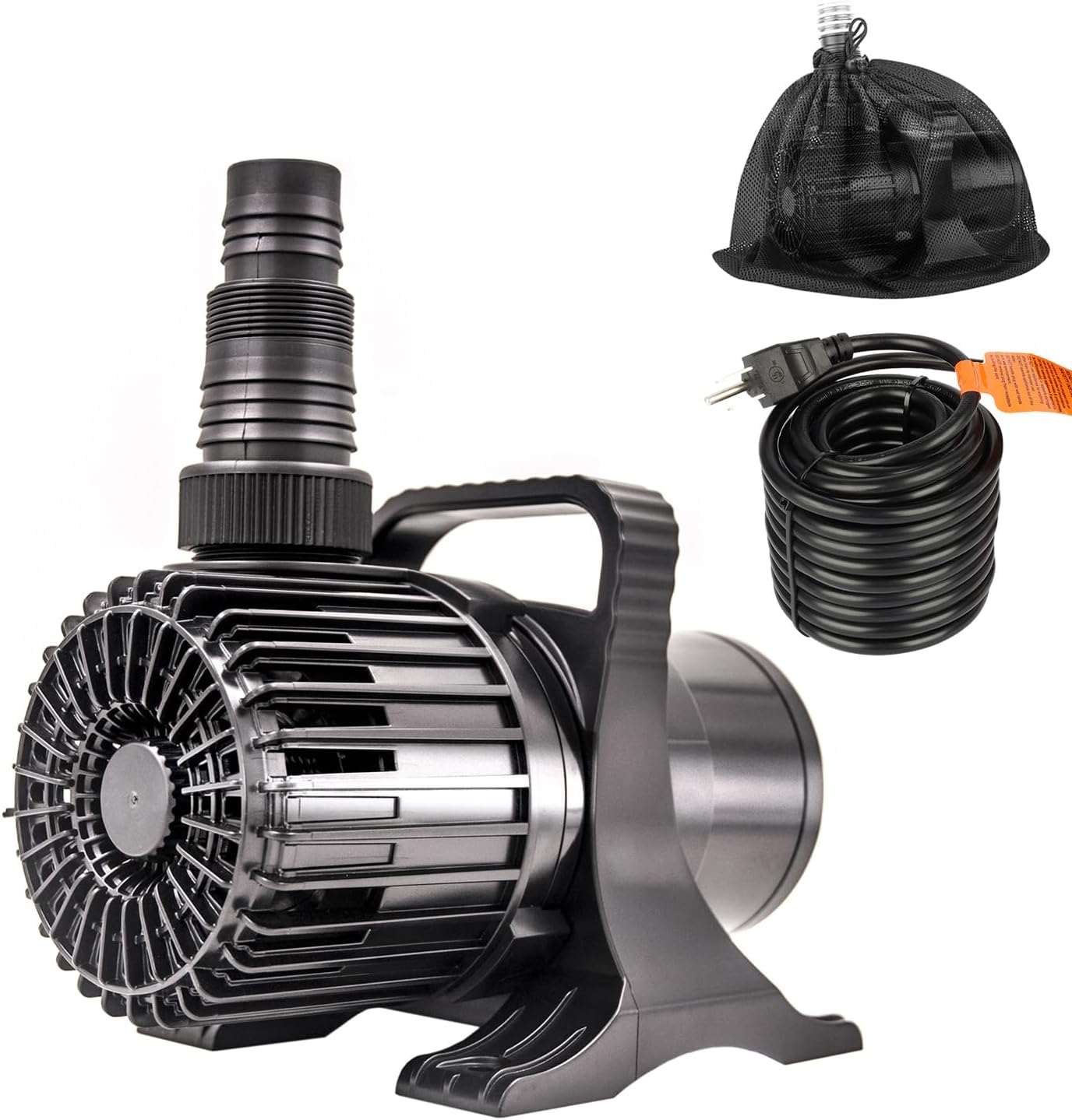 OYO WATER Submersible Pond Pump - 6900 GPH, 320W, 32.8FT Cord for Quiet Waterfalls & Fountains