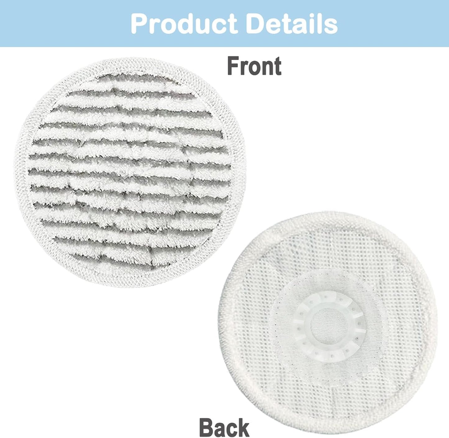 Skiennix Steam Mop Pads - 14 Pack Replacement for Shark S7001, S8201, S7201 | All-in-One Scrubbing Solution