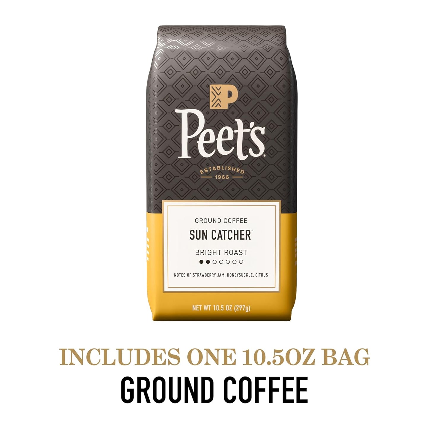 Peet's Coffee - Light Roast Ground Coffee | 100% Arabica Sun Catcher Blend, 10.5 Ounce Bag