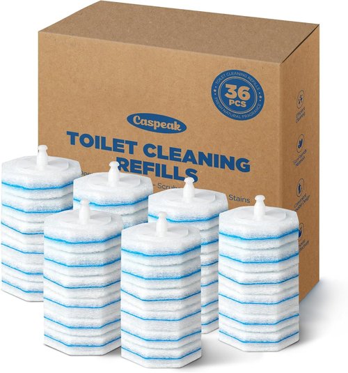 Clorox Toilet Wand Refills - 36 Count High-Density Disposable Cleaners | 5X Cleaning Power & Fresh Fragrance