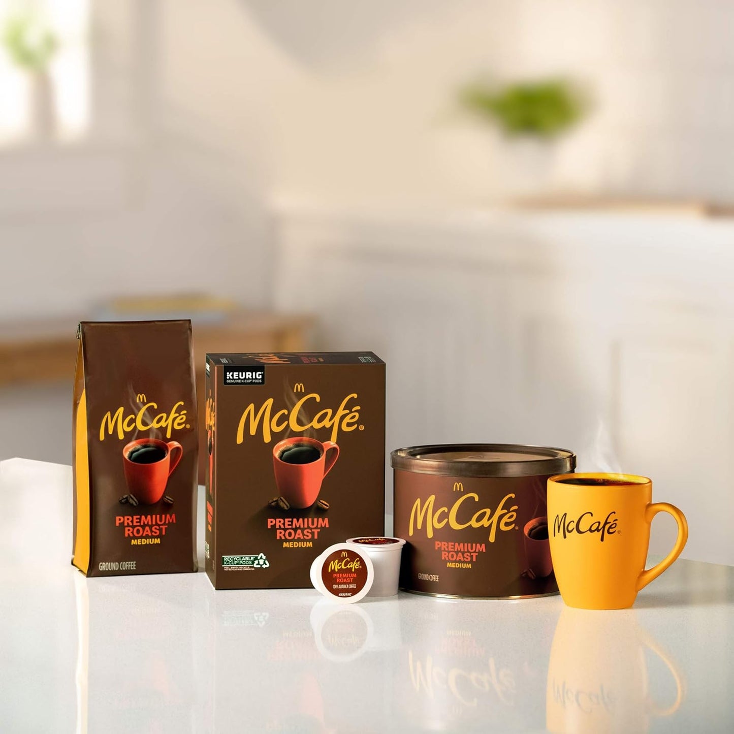 McCafé Premium Roast K-Cup Pods - Medium Roast Coffee, 48 Count for Rich Flavor & Convenience