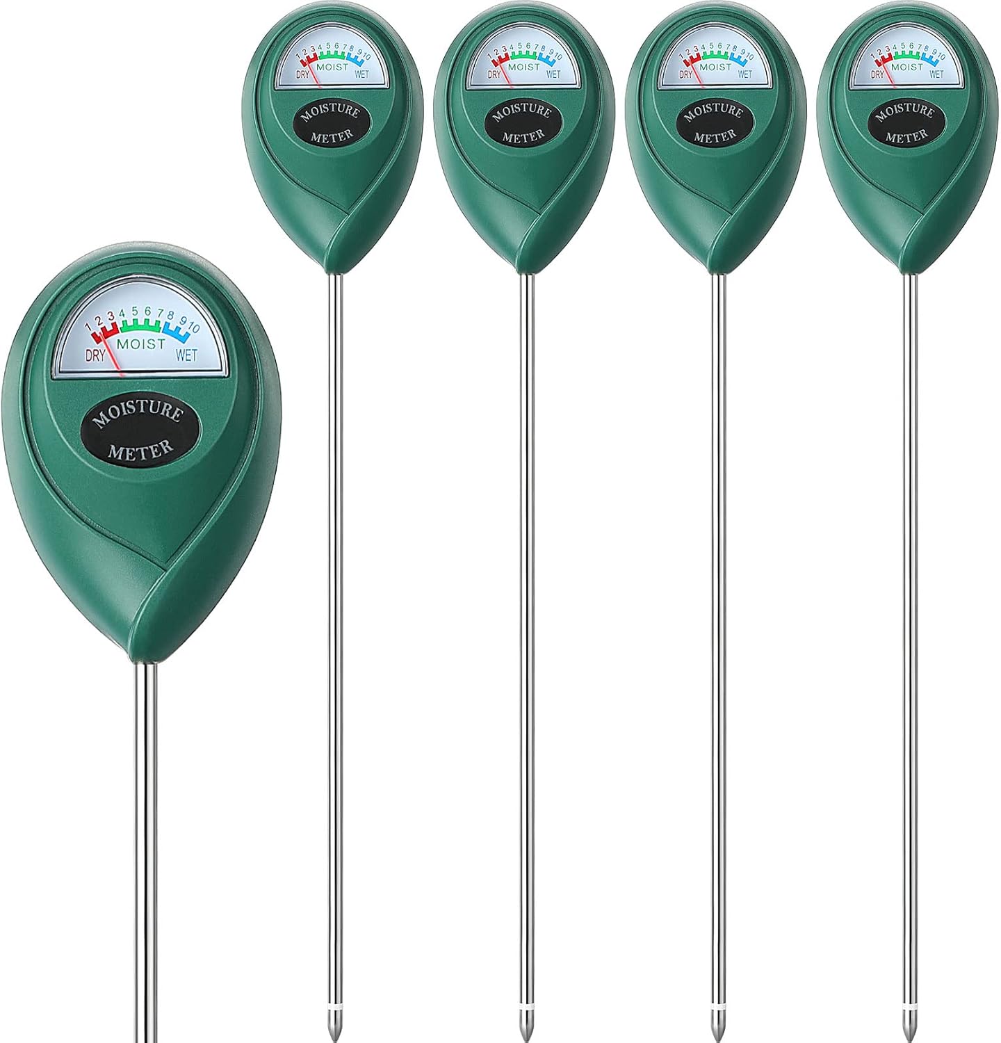 Skiennix Soil Moisture Meter - 15.8 Inch Long Probe for Accurate Plant Watering | Indoor & Outdoor Use