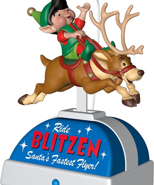 Hallmark Keepsake Christmas Ornament - Merry Mechanical Ride with Music & Motion | Unique Holiday Gift