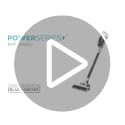 Cordless Stick Vacuum Cleaner - 16V Max, Multi-Surface, LED Lights, Lightweight, Self-Standing, Anti-Tangle - Black+Decker PowerSeries