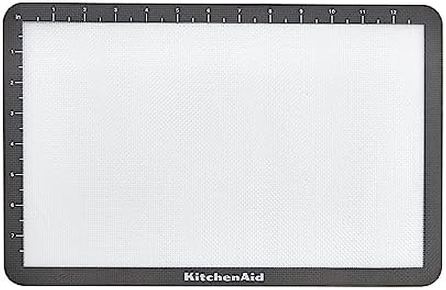 KitchenAid Silicone Baking Mat - Durable 9x14-Inch Gray Cooking Surface for Easy Baking