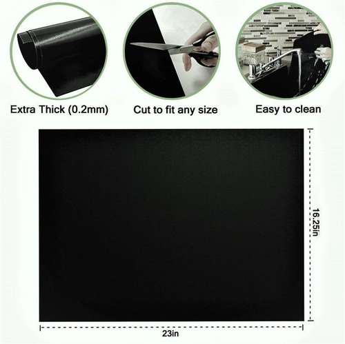 Grill Magic Non-Stick Oven Liners Set | 3-Pack Heavy Duty, Heat Resistant Fiberglass Mats - Easy to Clean, BPA Free