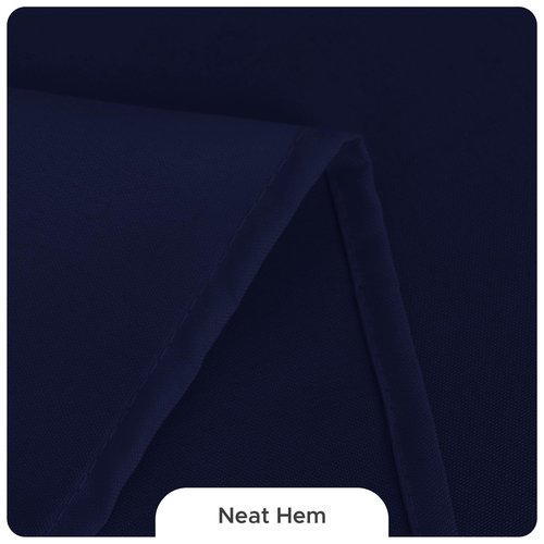 Fitable 8 Pack Round Tablecloths: Stain Resistant Wrinkle Free Circle Table Clothes, Washable Reusable Polyester Table Covers for Wedding Party Birthday Banquet Reception(Navy, 84 Inch)