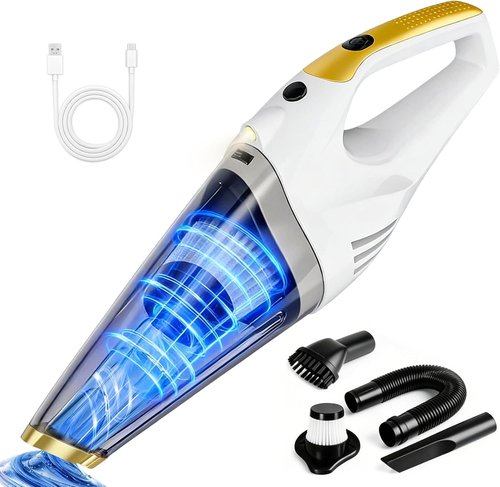 Dustbuster Cordless Handheld Vacuum - Portable Rechargeable Car Vacuum with Strong Suction & LED Light