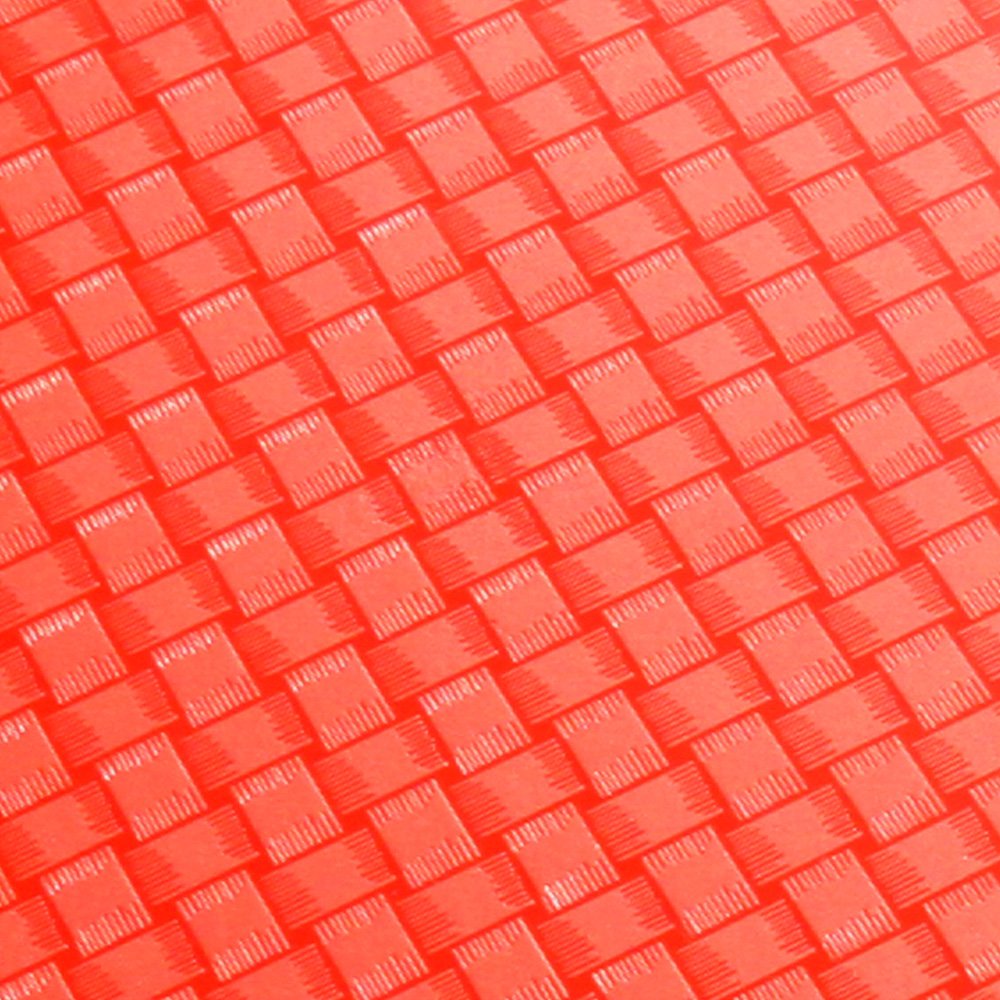 New Star Foodservice Fast Food Tray, Set of 12 (Red, 10 by 14 Inch)