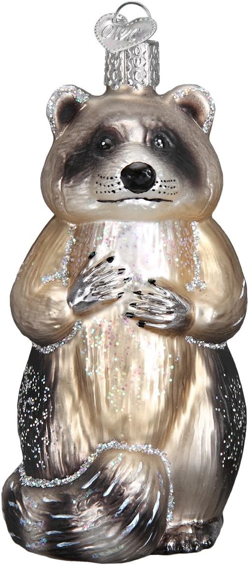 Handcrafted Badger Glass Blown Ornament - Unique Christmas Tree Decoration
