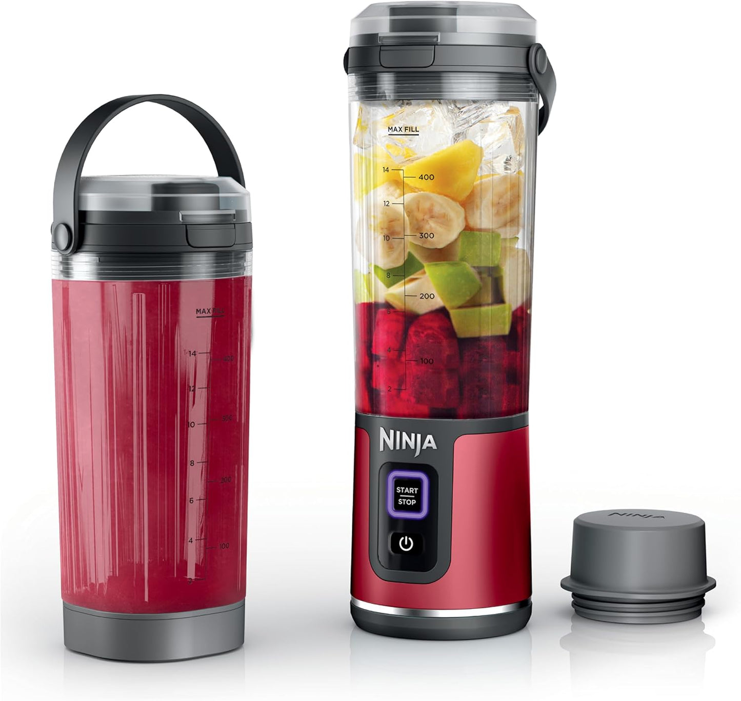 Ninja Blast Portable Blender - Cordless 18oz Personal Blender for Shakes & Smoothies | Leakproof, USB-C, Red