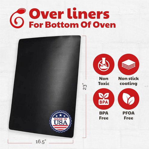 Cooks Innovations Non-Stick Oven Protector Mat - Heavy Duty Heat Resistant Baking Mat | BPA & PFOA Free