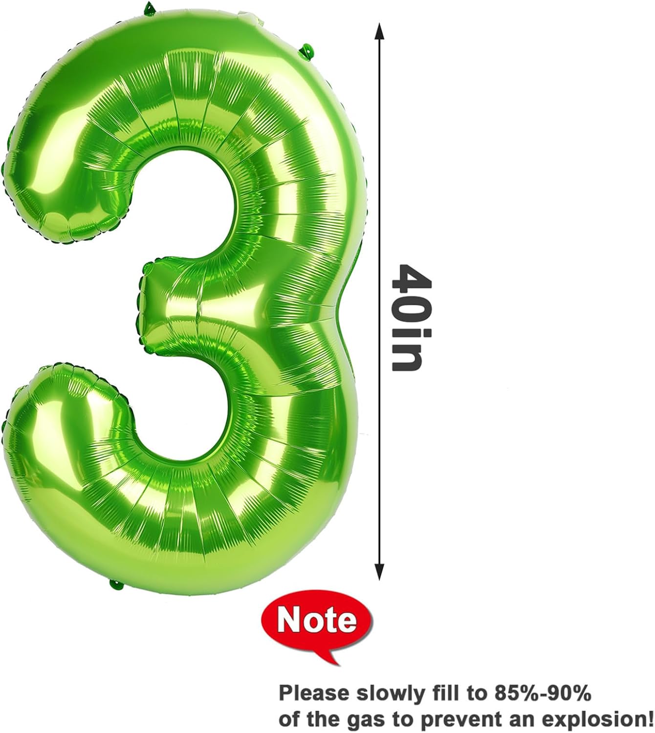 Light Green Number 9 Balloon by [Brand Name] - 40 Inch Decoration for Birthdays, Weddings & Graduations