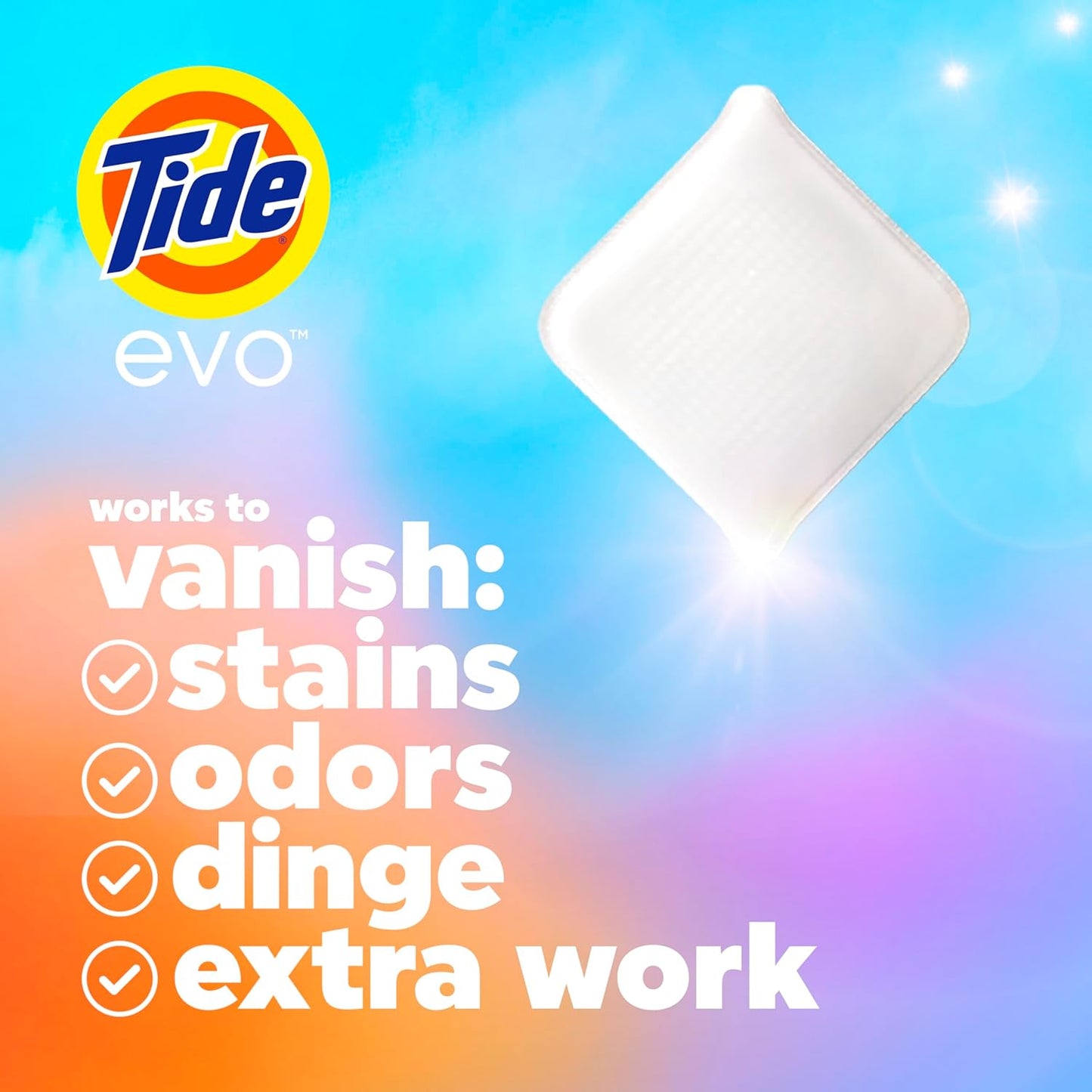 Tide Evo Original Scent Laundry Detergent - Concentrated HE Formula for All Machines | 42 Count