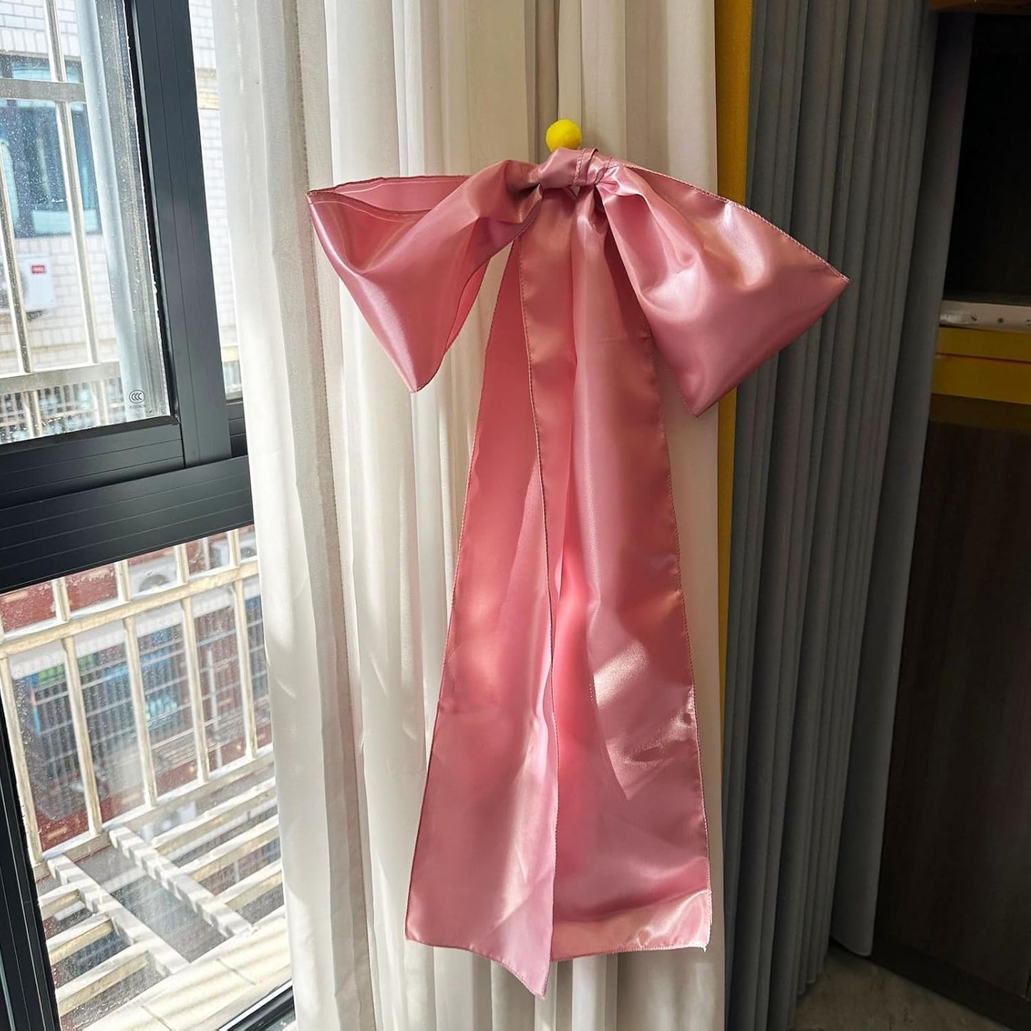 Large Bow Party Decor - 18 x 33 Inches Pink Coquette Bows for Birthday, Bridal & Baby Showers