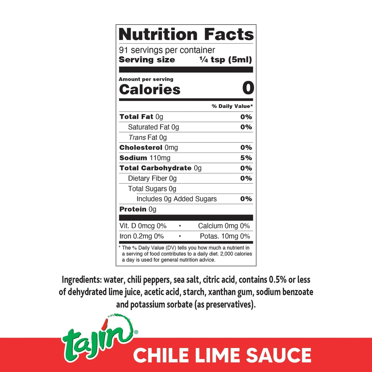 Tajin Chile Lime Sauce, Mild Mexican Chili Lime Sauce for Snacks, Vegetables, Wings, Tacos, Nachos, Fruit, and Drinks, Zesty Flavor Enhancer, 15.38 oz (Pack of 1)