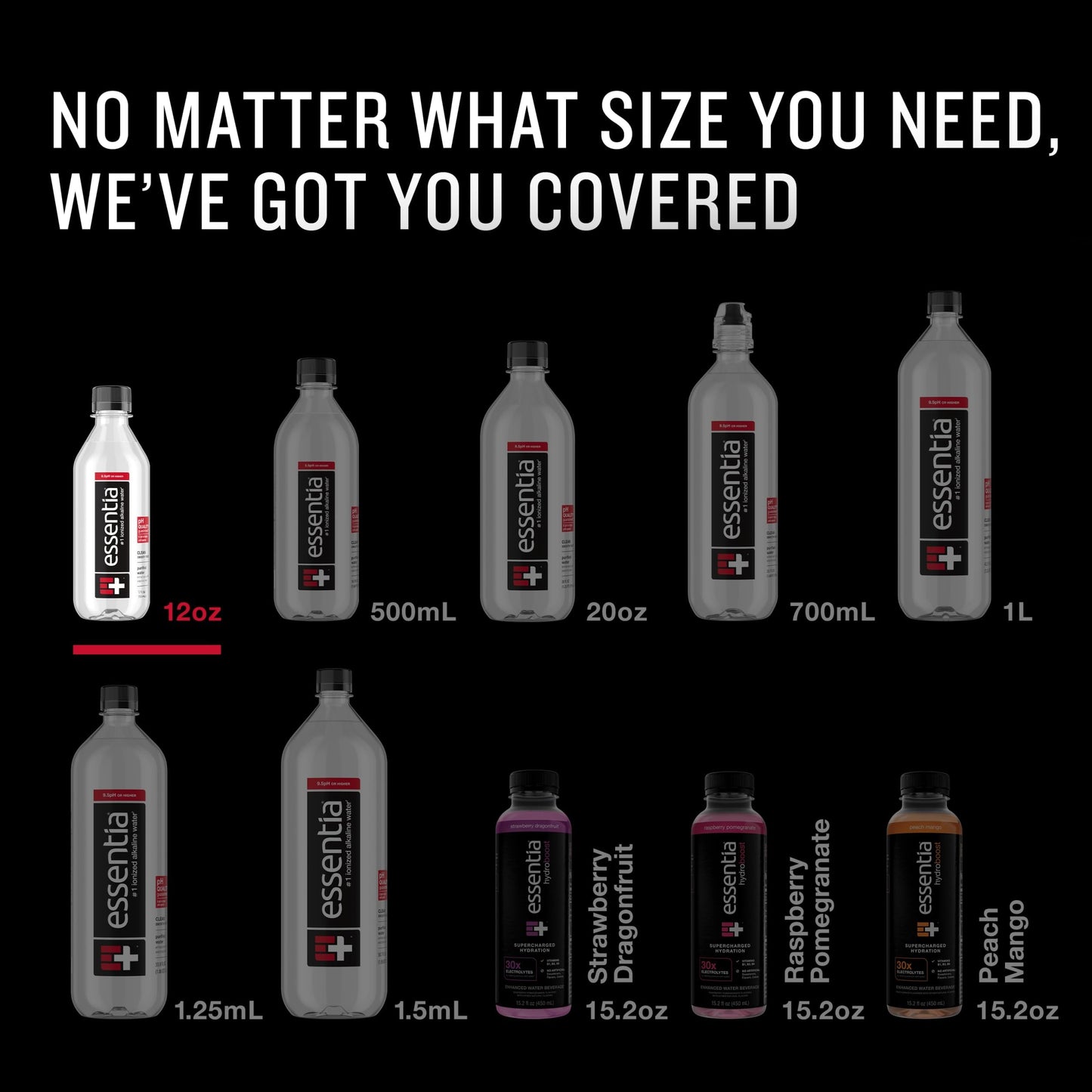 Essentia Water, Water Ionized Alkaline, 12 Fl Oz, 12 Pack