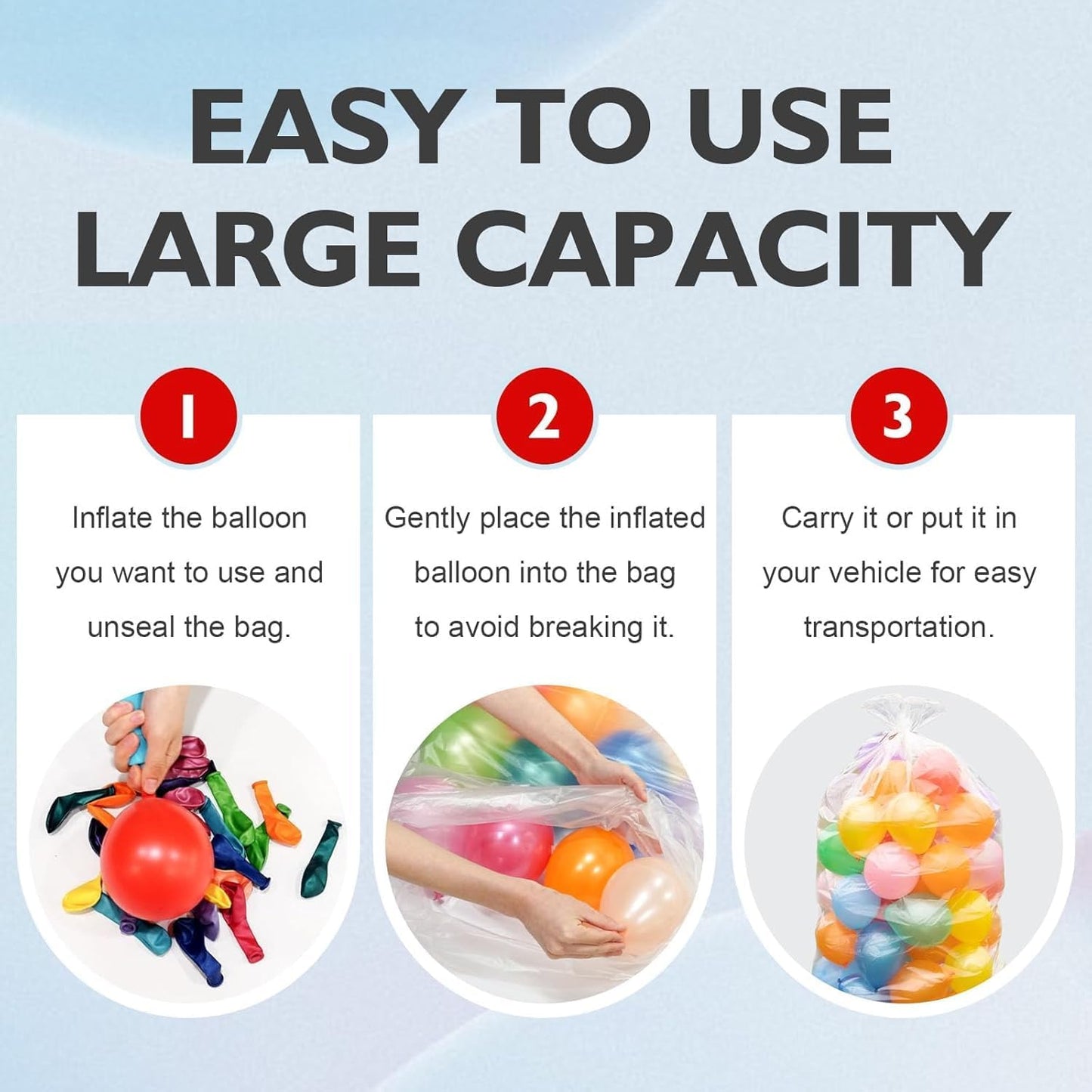 Skiennix Extra Large Clear Balloon Bags - Reusable 98 x 59 In for Arch Garland & Party Decorations | 2 Pack