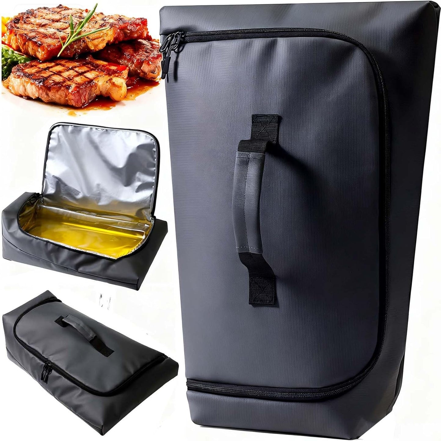 Skiennix BBQ Blanket - 270° Opening Insulated Leak-Proof Meat Resting Bag for Brisket & Turkey | Perfect Gift for Men