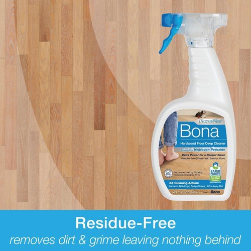 BONA Kemi USA Hardwood Floor Cleaner - Powerful 36 oz Solution for Shine & Protection