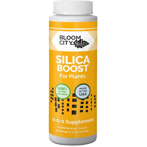Bloom City Liquid Silica Boost Fertilizer - Concentrated 1/2 Pint (8 oz) Makes 45 Gallons