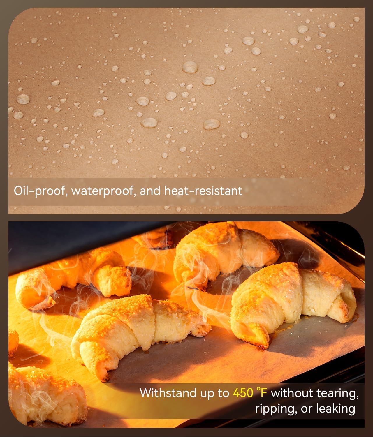 200 Pcs Unbleached Parchment Paper Sheets - Non-Stick 9x13 In for Baking, Grilling & Air Frying