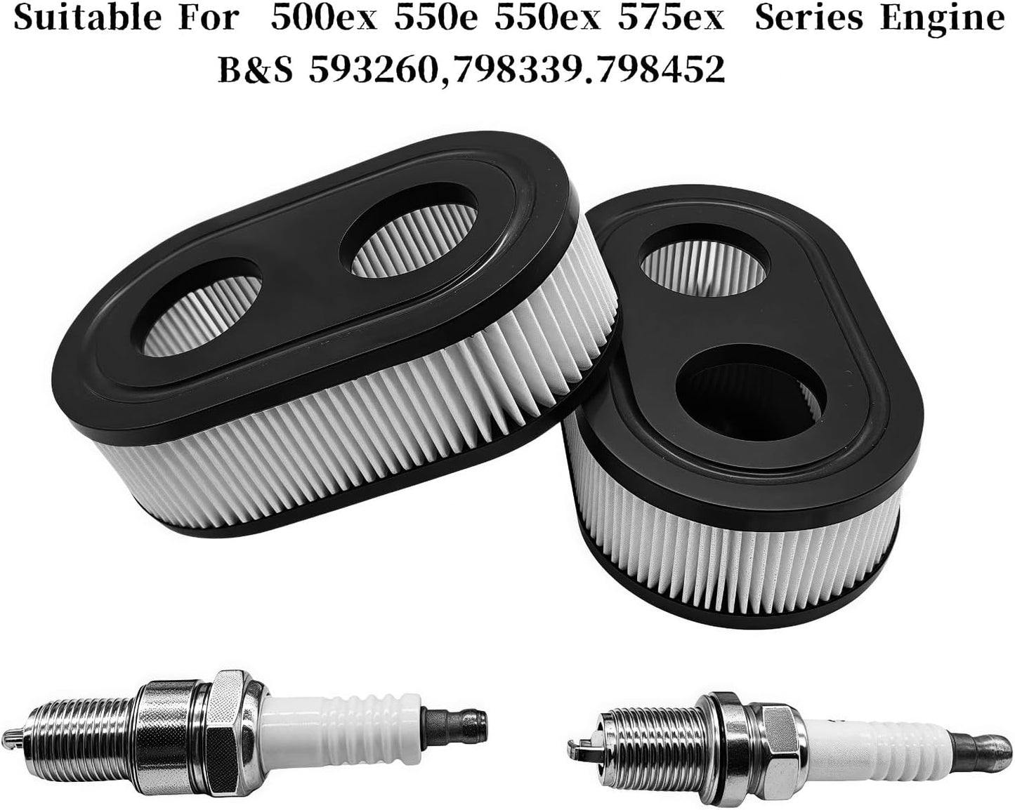 Toro Air Filter Replacement - 4-Pack for 22-Inch Recycler Lawn Mowers | Fits 500EX, 550EX, 575EX Series