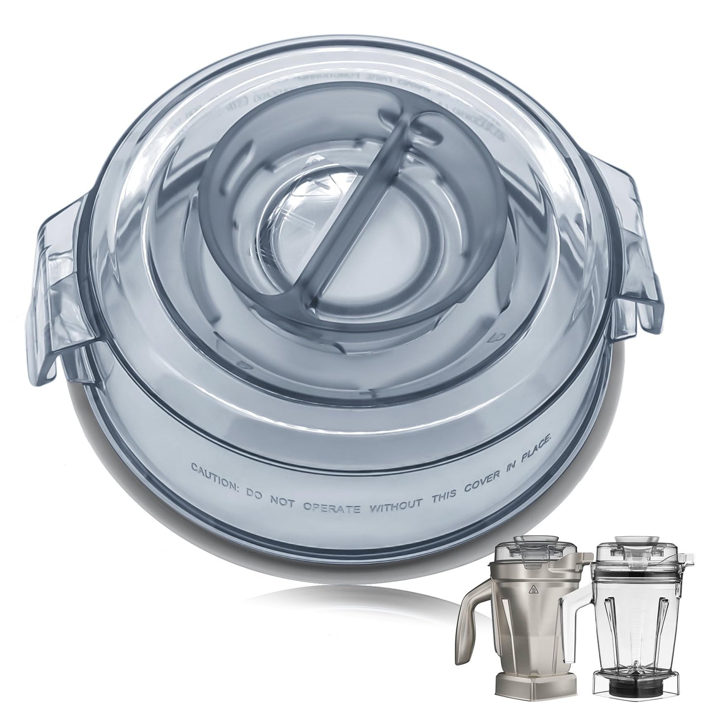 WSEYU Replacement Lid Compatible with 48 oz Container A3500 A2500 A3300 A2300, Top Cover Replacement for X Blender X2 X4 X3 X5 Pitcher 48oz with Self-Detect, BPA Free