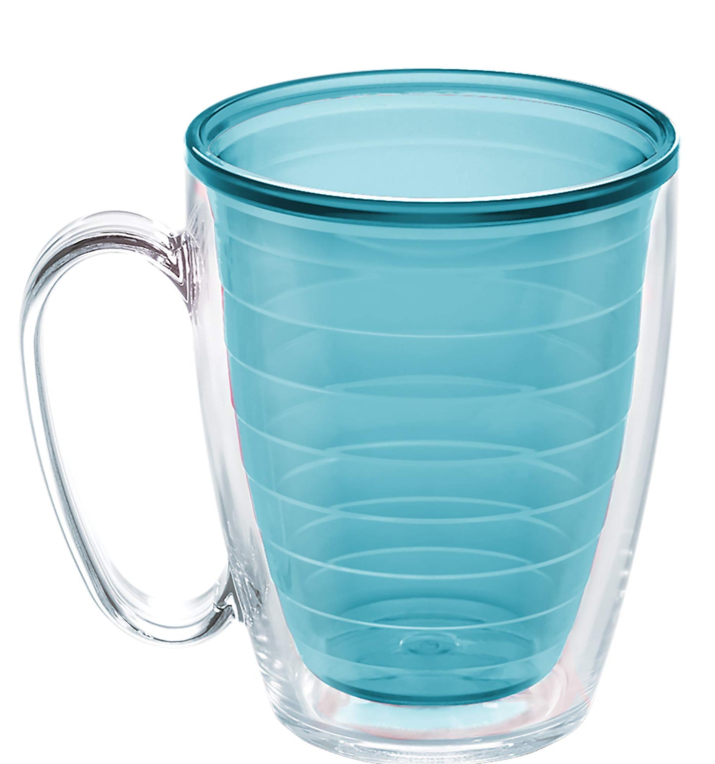 Tervis Clear & Colorful Tabletop Made in USA Double Walled Insulated Tumbler Travel Cup Keeps Drinks Cold & Hot, 16oz Mug, Blue Moon
