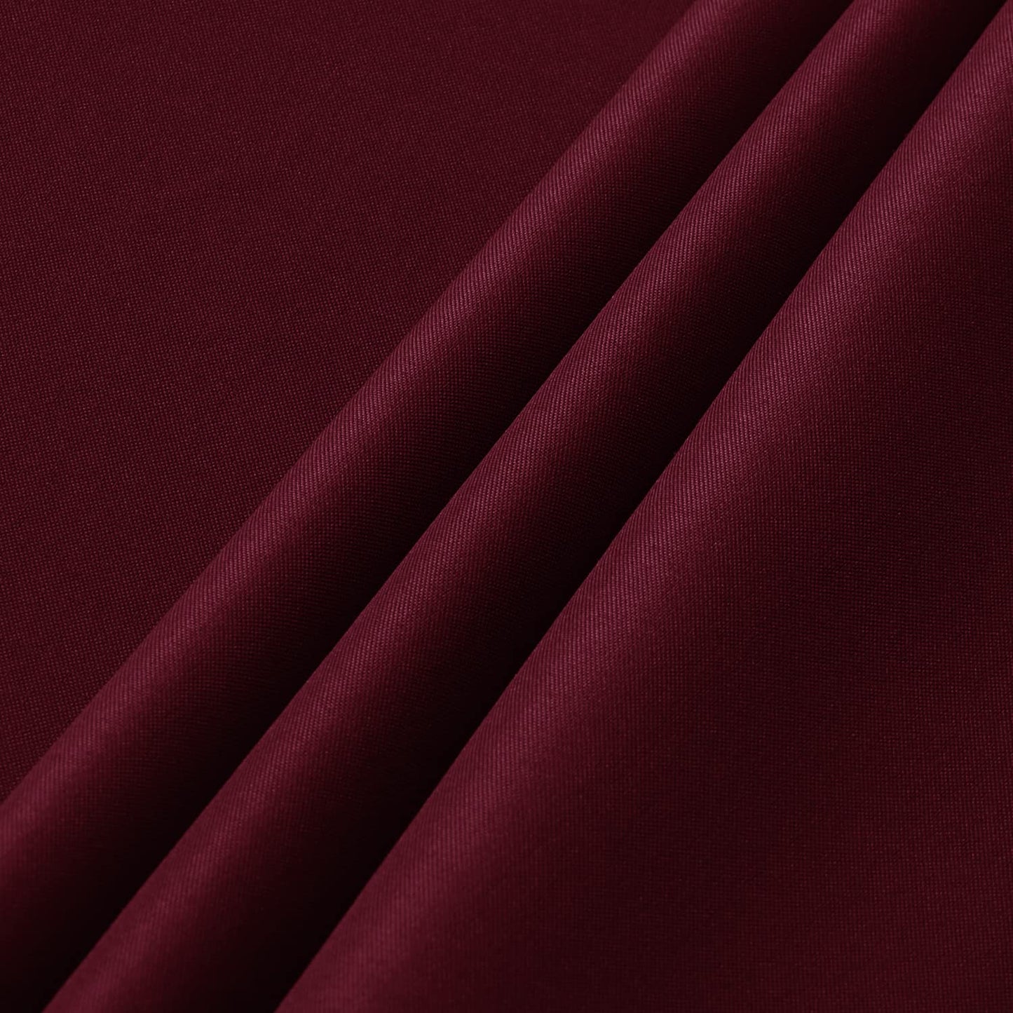 sancua 2 Pack Burgundy Tablecloth 60 x 84 Inch, Rectangle 4 Feet Table Cloth - Stain and Wrinkle Resistant Washable Polyester Table Cover for Dining Tables, Buffet Parties and Camping