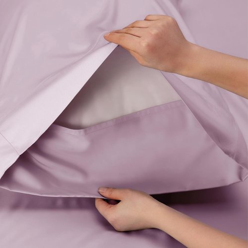 Bedsure Cooling Bed Sheets - Rayon from Bamboo, Breathable & Soft, Deep Pocket Up to 16" | Lavender Hotel Luxury